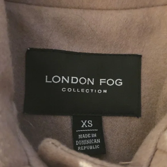London Fog Women's TMauve/ TanPea Coat - Picture 2 of 5